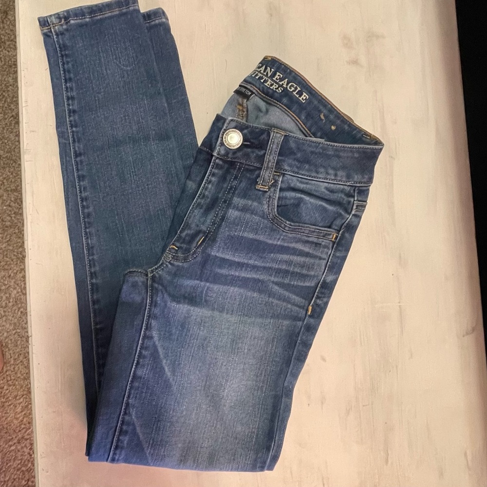 American Eagle super stretch jeggings size 00 short